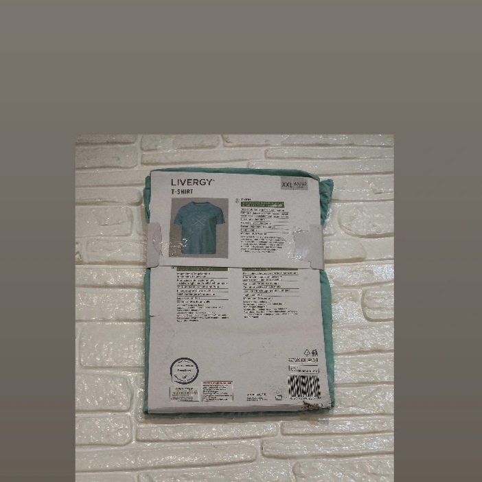تی شرت آستین کوتاه مردانه لیورجی Li5544 مدل Li5544 آبی فیروزه ای - تصویر ۵