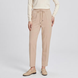 شلوار آزاد زنانه مدل 10138 کرم - تصویر ۱